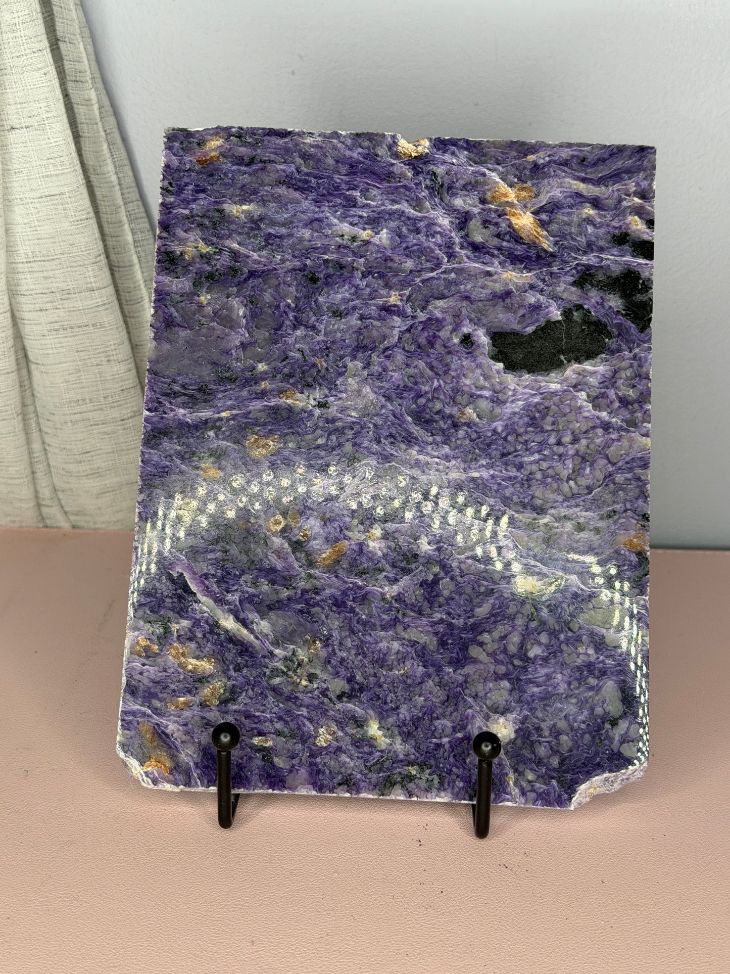 Charoite Slab (UV Reactive)