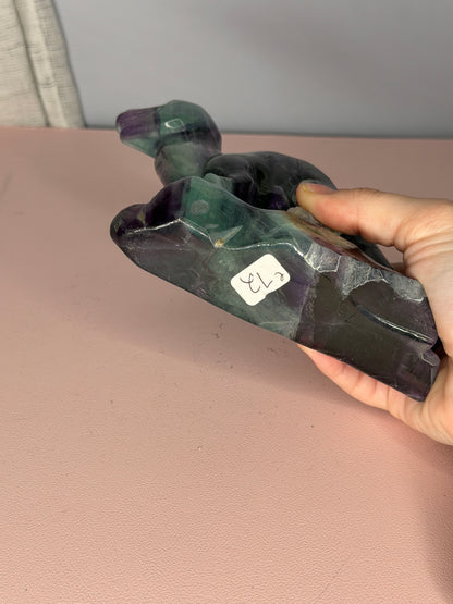 Fluorite Dinosaur (UV Reactive)