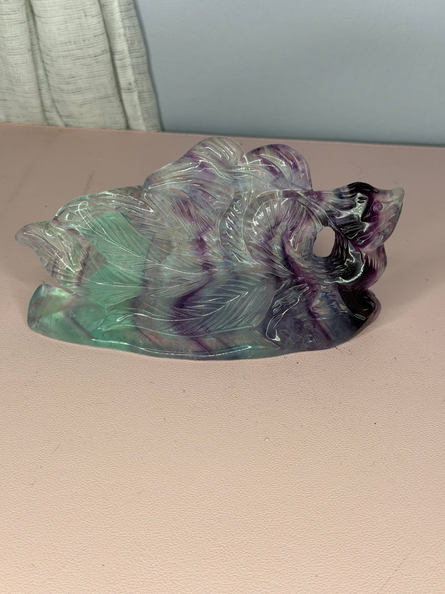 Fluorite 9 Tail Fox (UV Reactive)