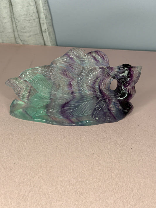Fluorite 9 Tail Fox (UV Reactive)