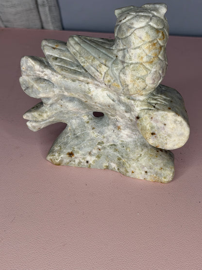 Hackmanite Owl (UV Reactive)