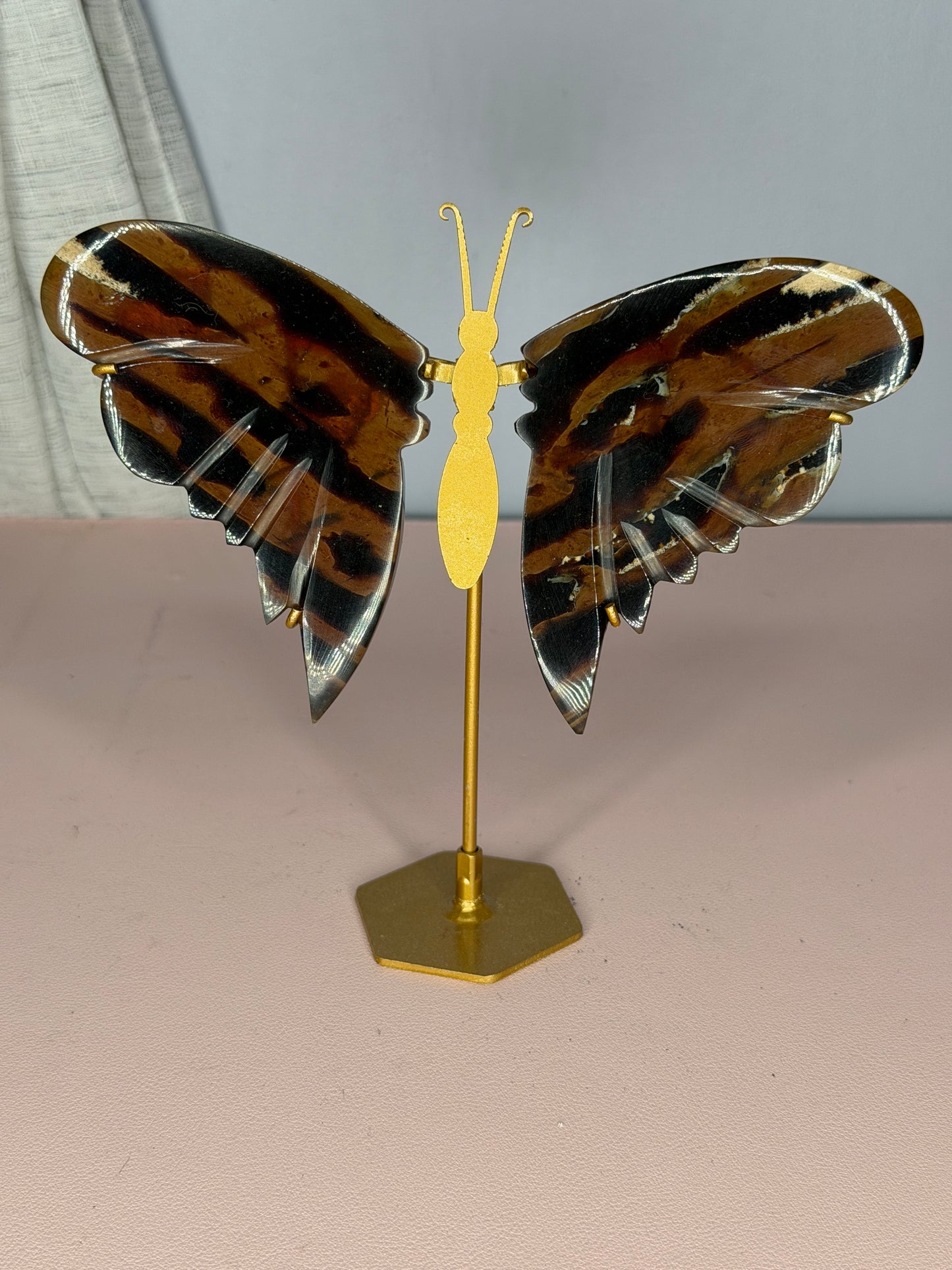 Indonesian Amber Butterfly Wings (UV Reactive)