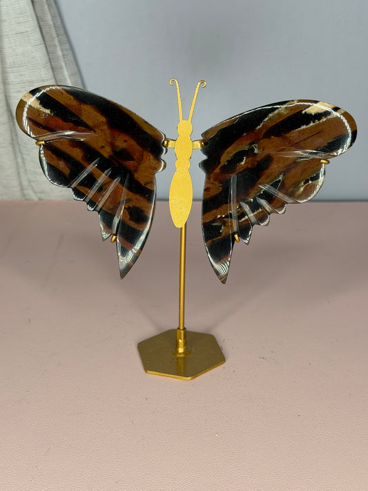 Indonesian Amber Butterfly Wings (UV Reactive)
