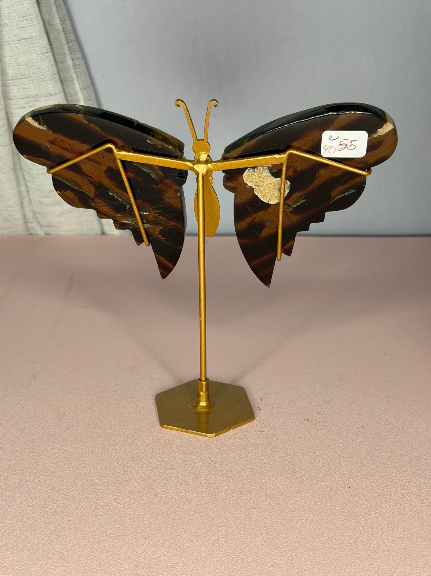 Indonesian Amber Butterfly Wings (UV Reactive)