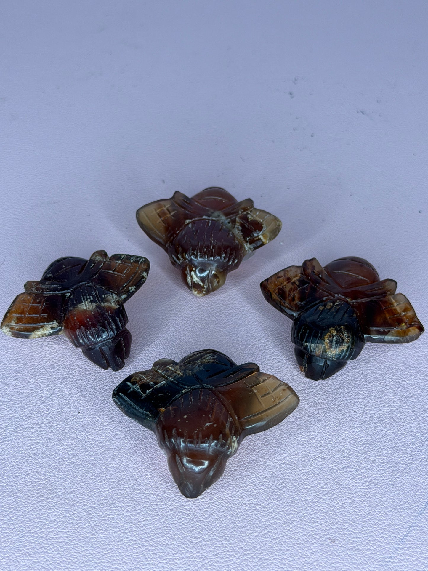 Indonesian Agate Bee (UV Reactive) Intuitively Chosen (1)