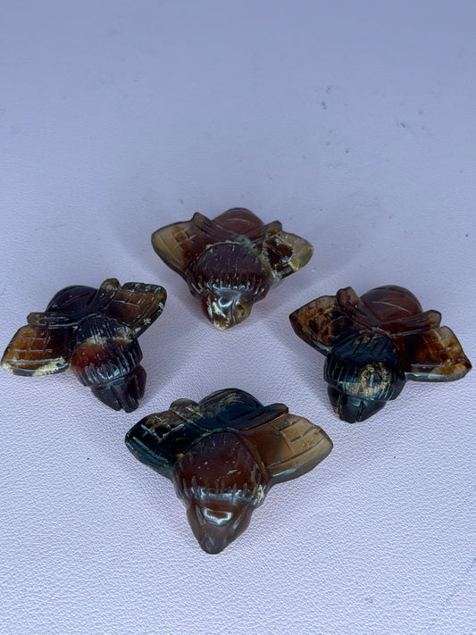 Indonesian Agate Bee (UV Reactive) Intuitively Chosen (1)