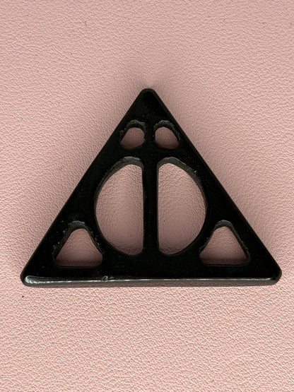 Harry Potter Deathly Hallows Black Obsidian Symbol
