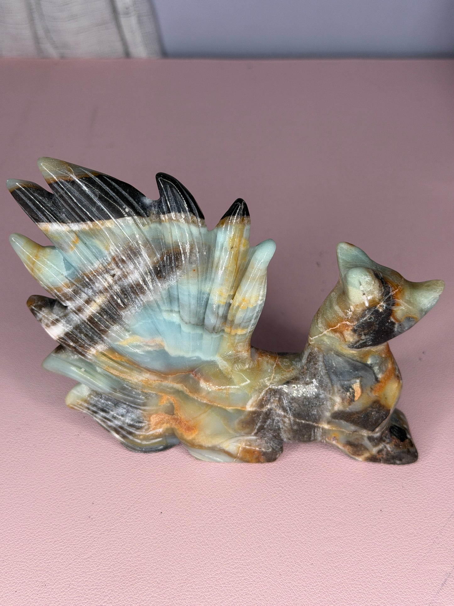 Caribbean Calcite 9 Tail Fox