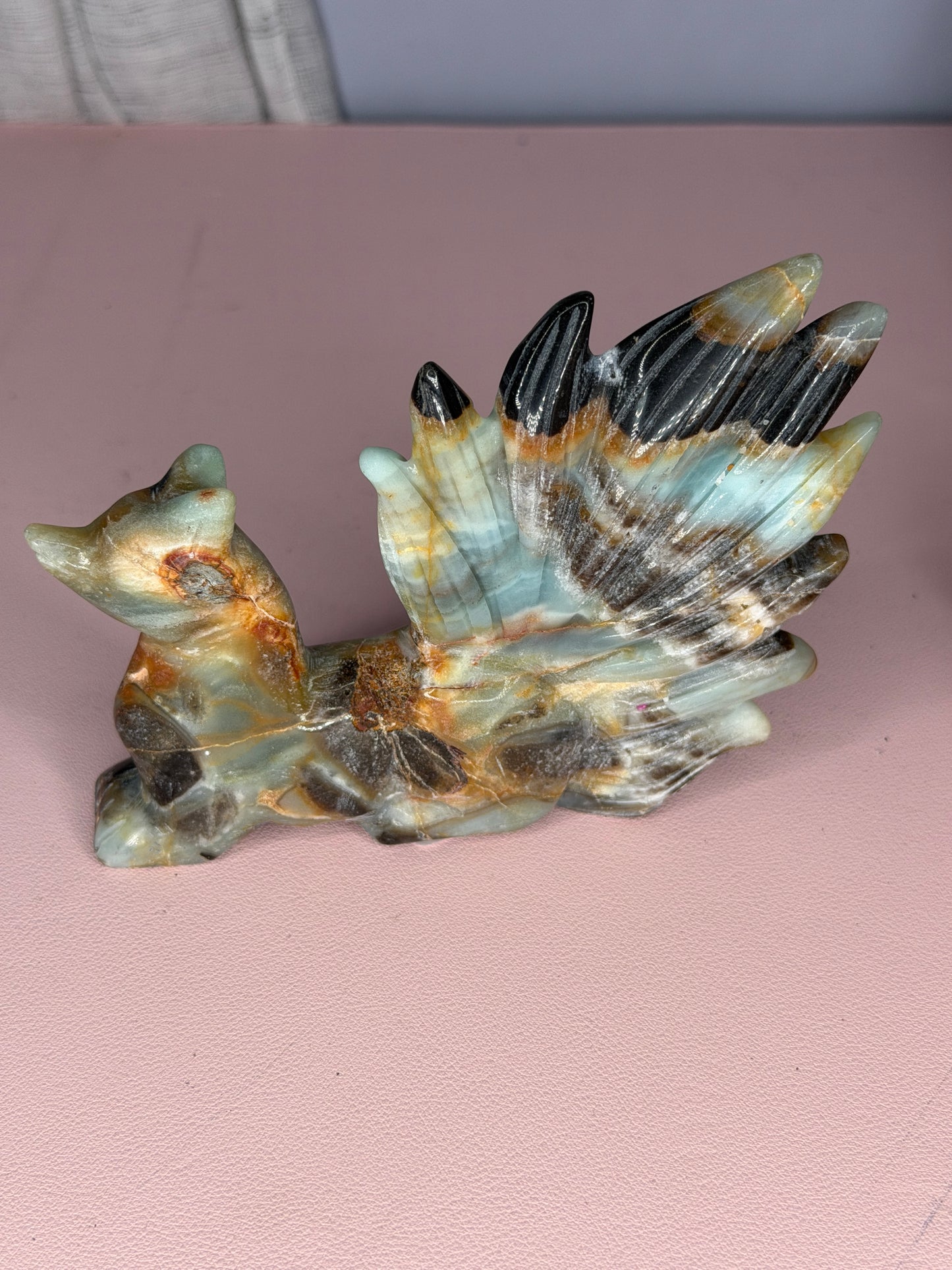 Caribbean Calcite 9 Tail Fox