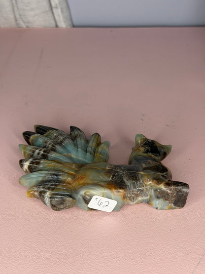 Caribbean Calcite 9 Tail Fox