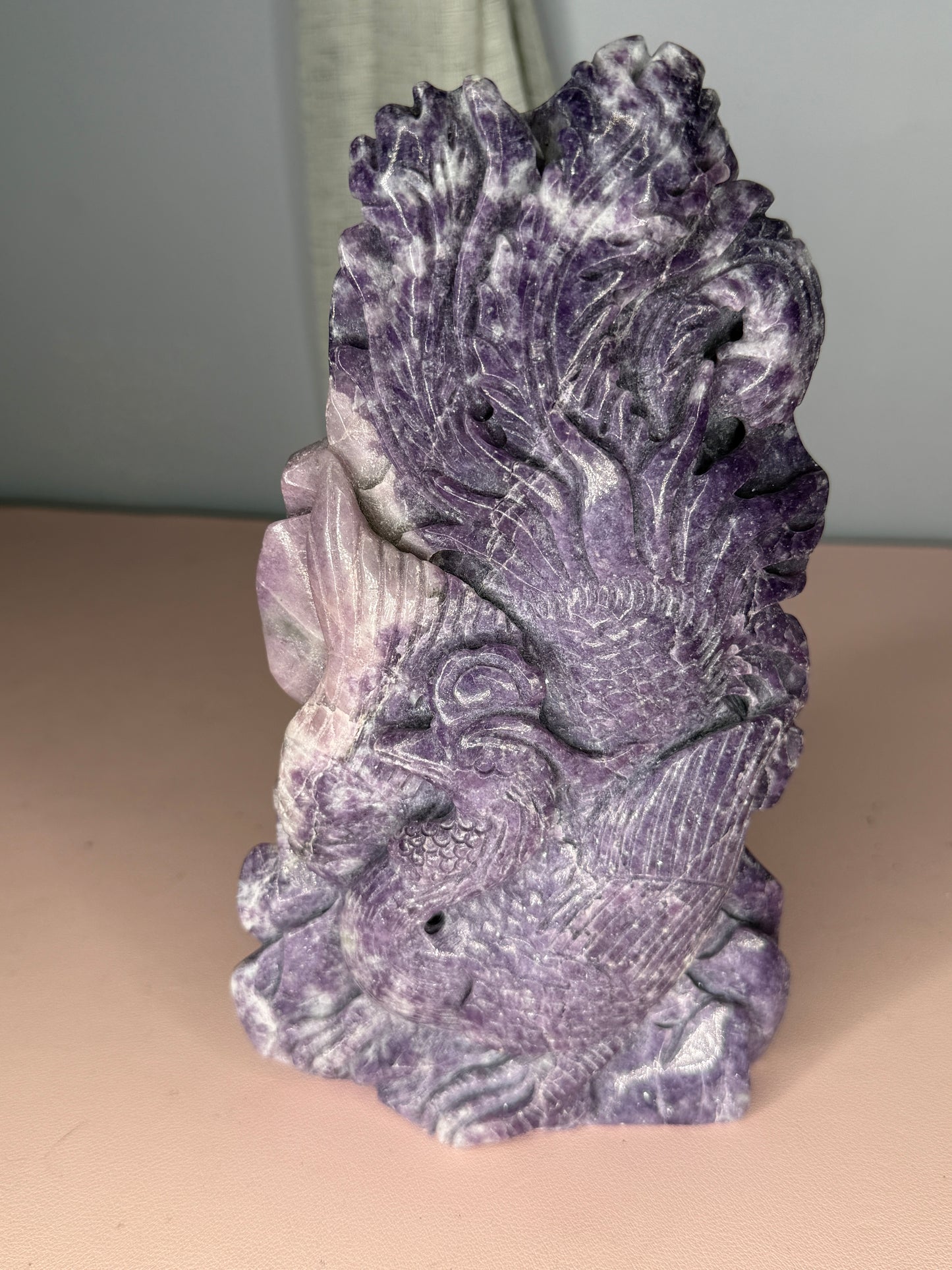 Lepidolite Unicorn Stone Phoenix