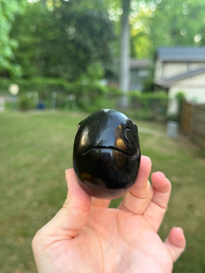 Rainbow Obsidian Skull