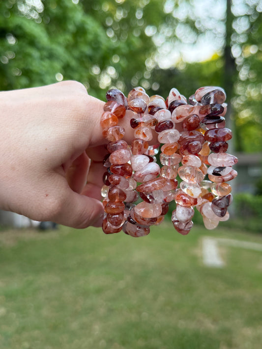 Bracelet - Fire Quartz Tumble