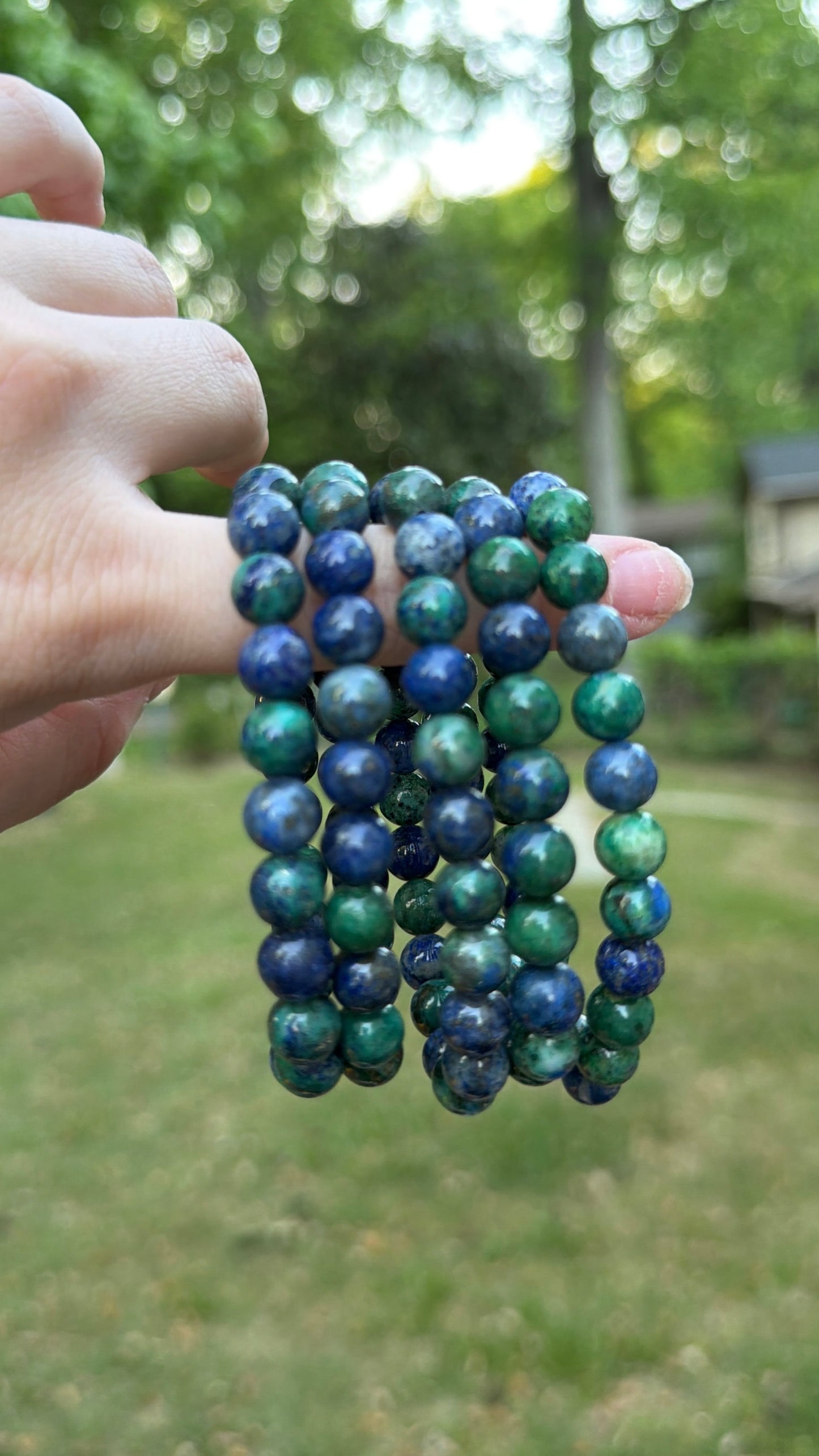Bracelet - Azurite and Malachite