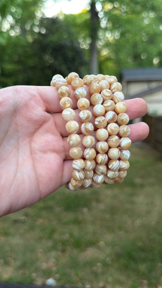 Bracelet - Banded Calcite