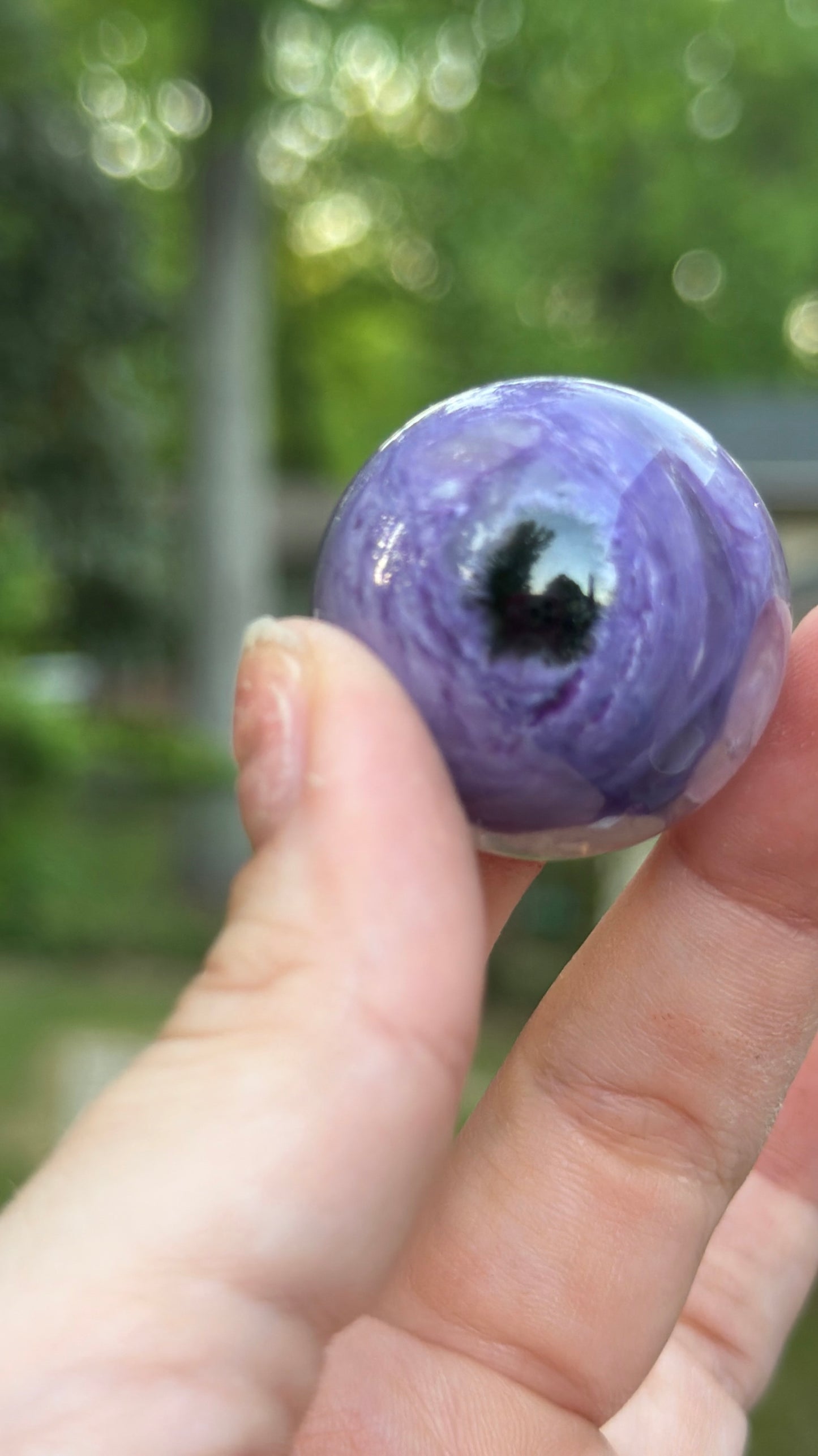 Charoite Sphere