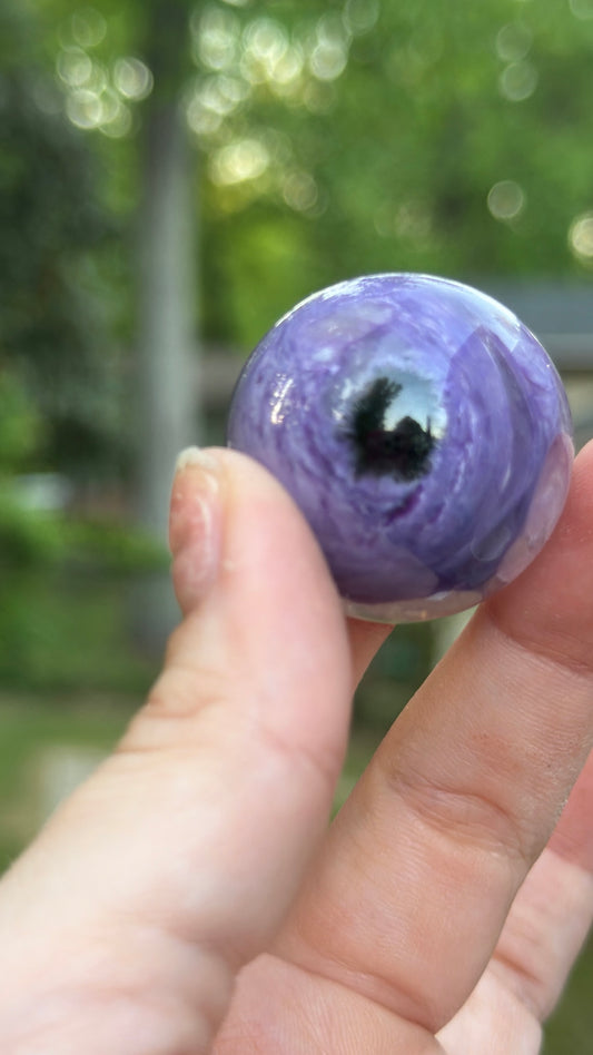 Charoite Sphere
