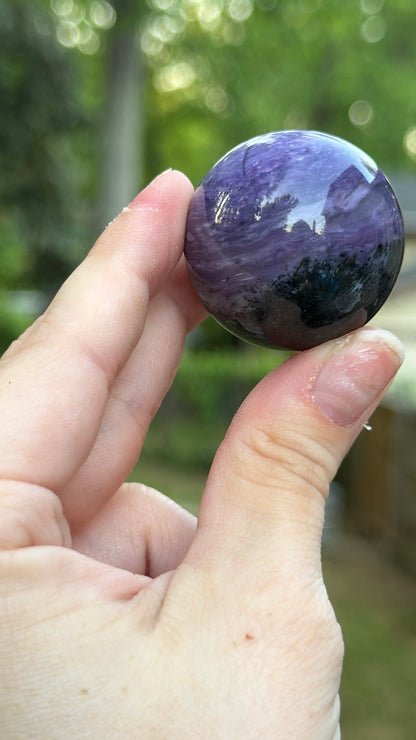 Charoite Sphere