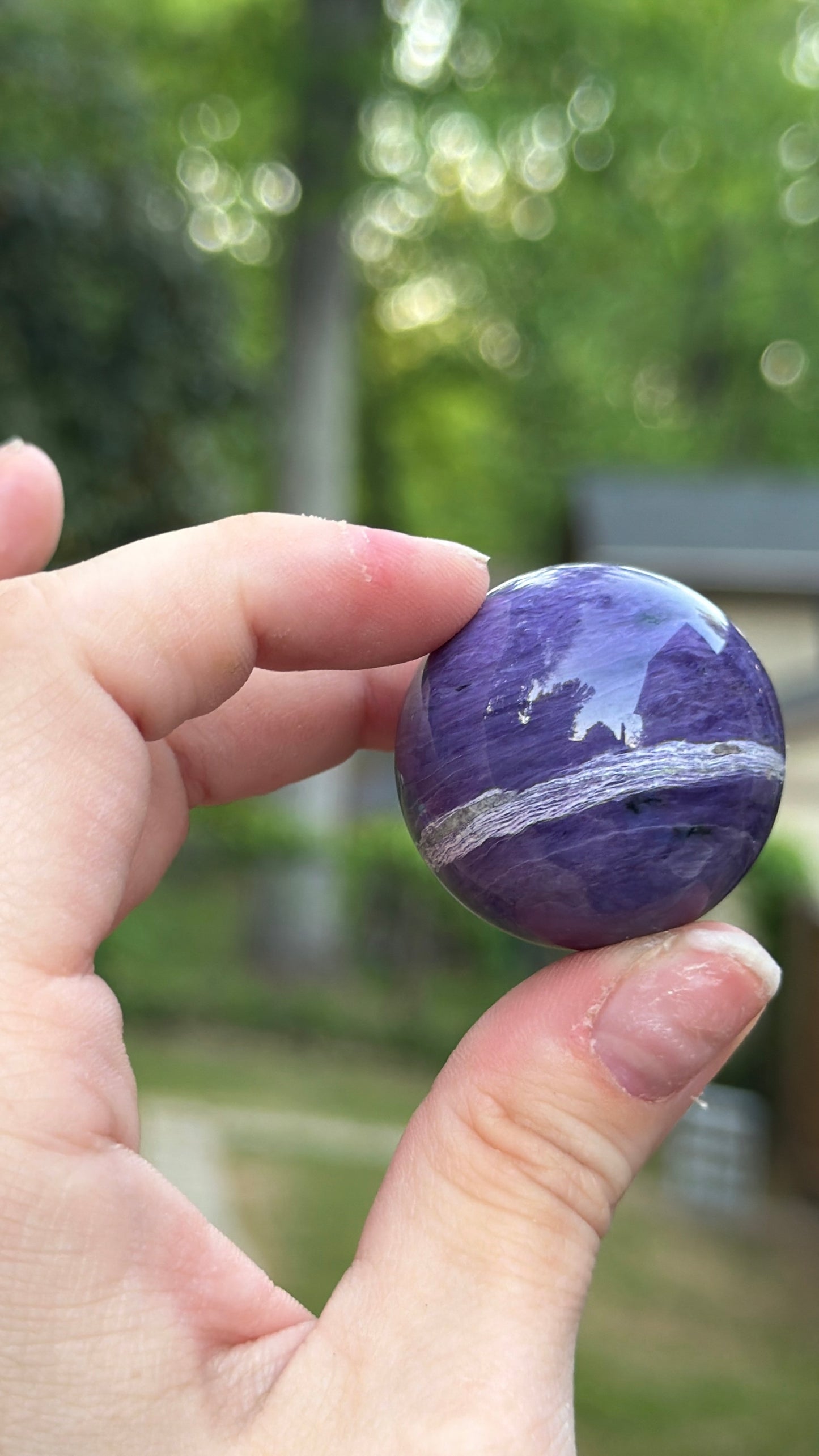 Charoite Sphere