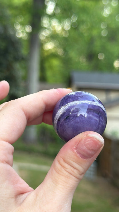 Charoite Sphere