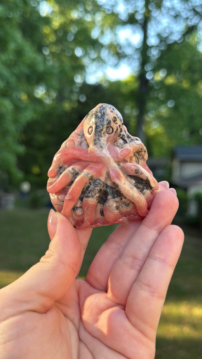 Rhodochrosite Octopus