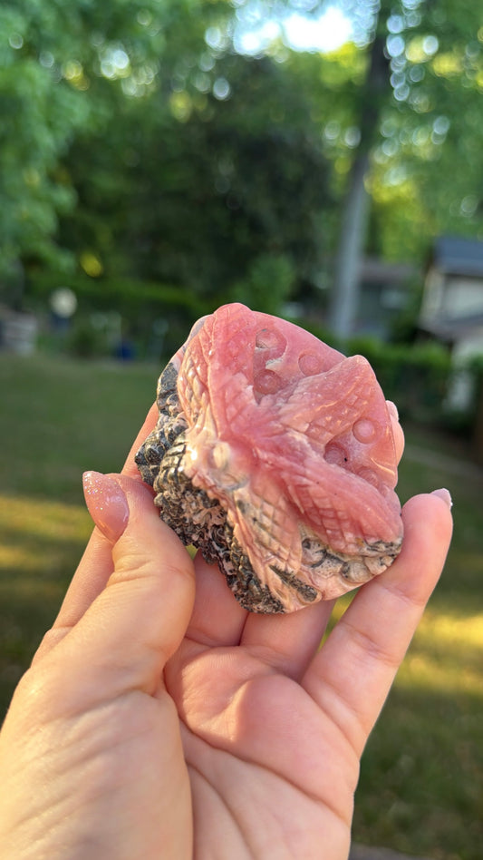 Rhodochrosite Starfish
