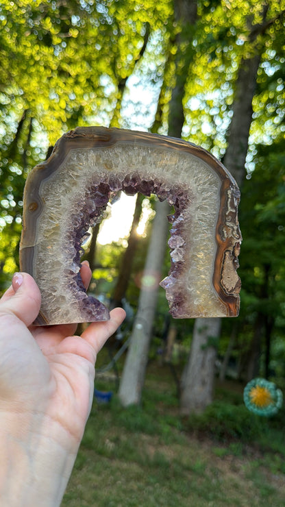 Amethyst Quartz Arch Statement