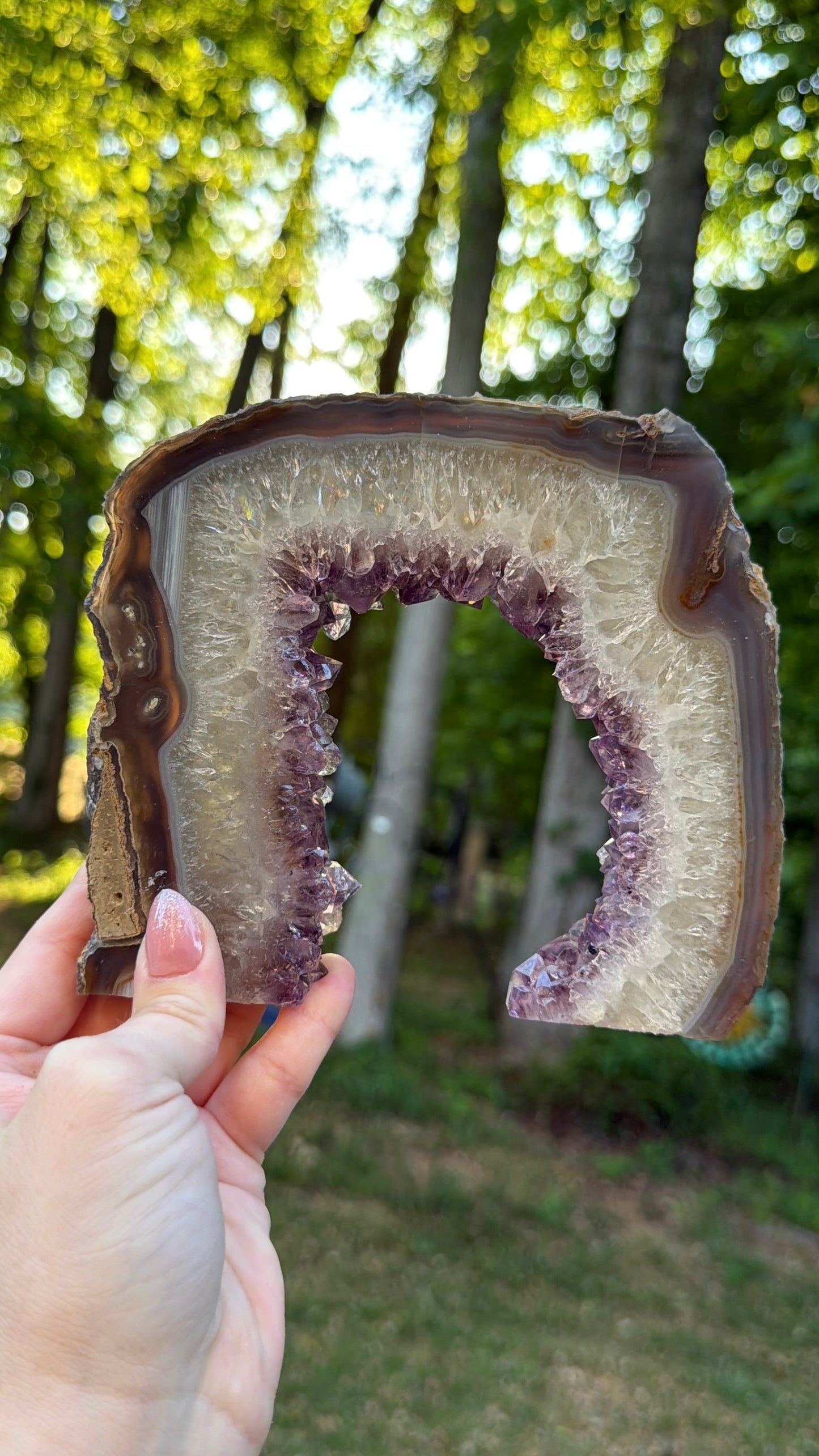 Amethyst Quartz Arch Statement