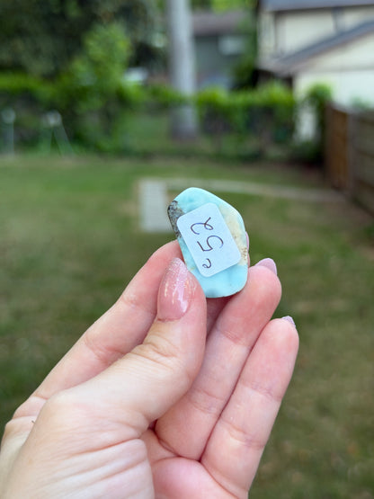 Larimar Cabochon Abstract Shape
