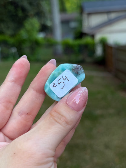 Larimar Cabochon Abstract Shape