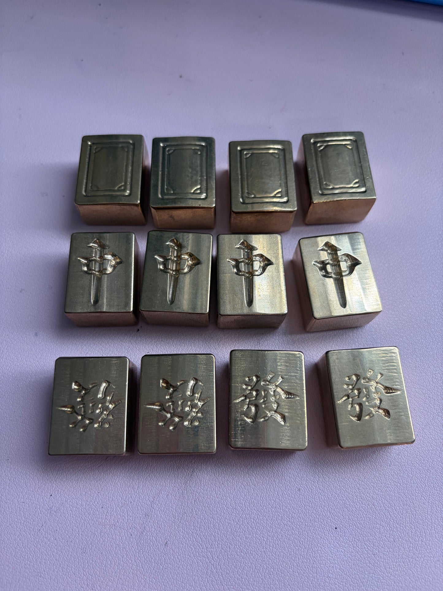 Pyrite Mah Jong Tile
