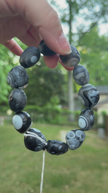 Gobi Agate Bracelet - Black
